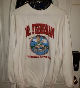 VINTAGE NWOT TULTEX MR FISHERMAN SWEATSHIRT